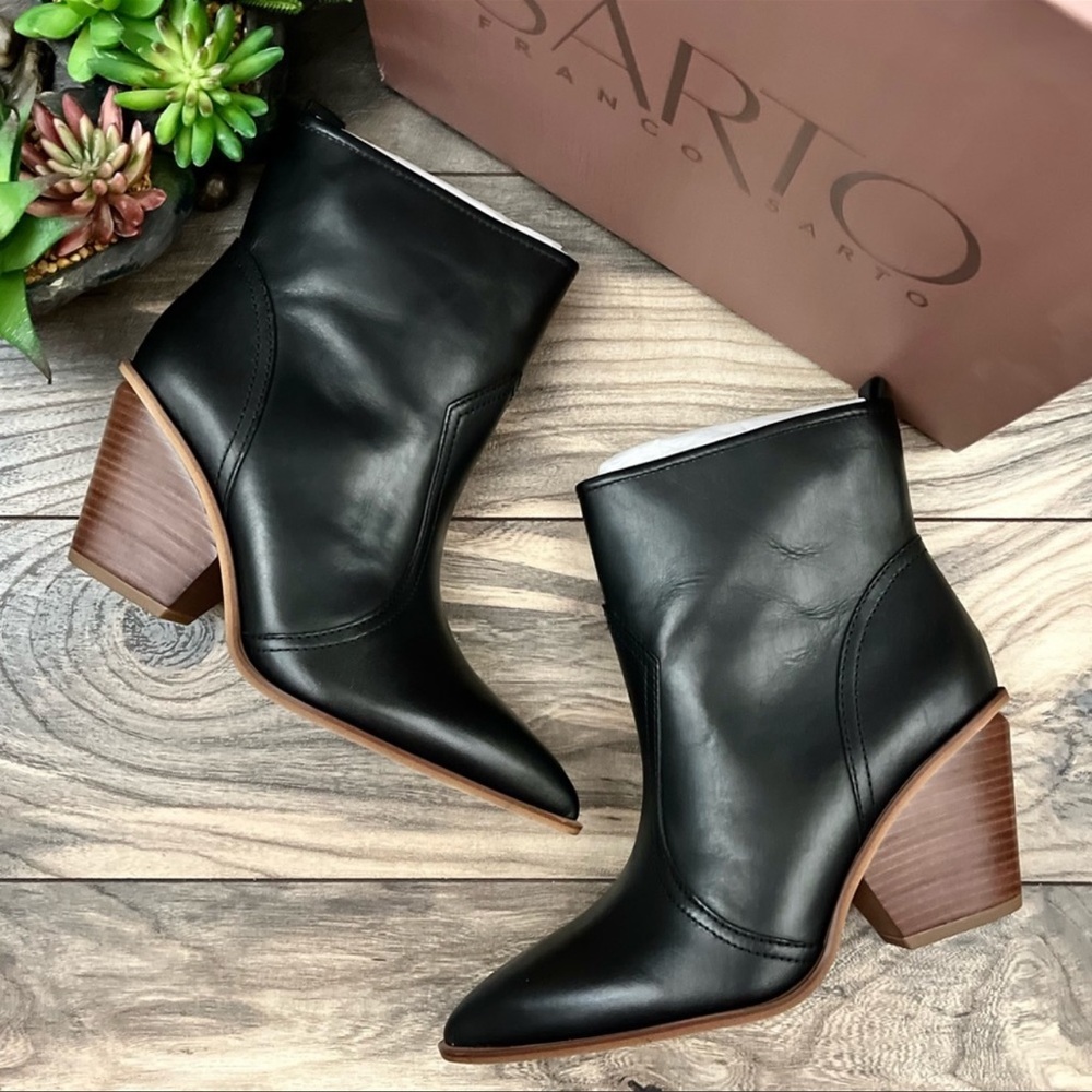 Franco Sarto leather booties